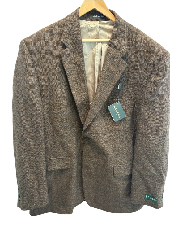 Lauren Ralph Lauren Other - Lauren Ralph Lauren Brown Herringbone Wool Blazer